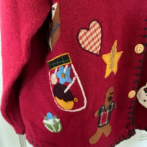 COPY - NWT Susan Bristol Christmas Cardigan-XL - Picture 7 of 13